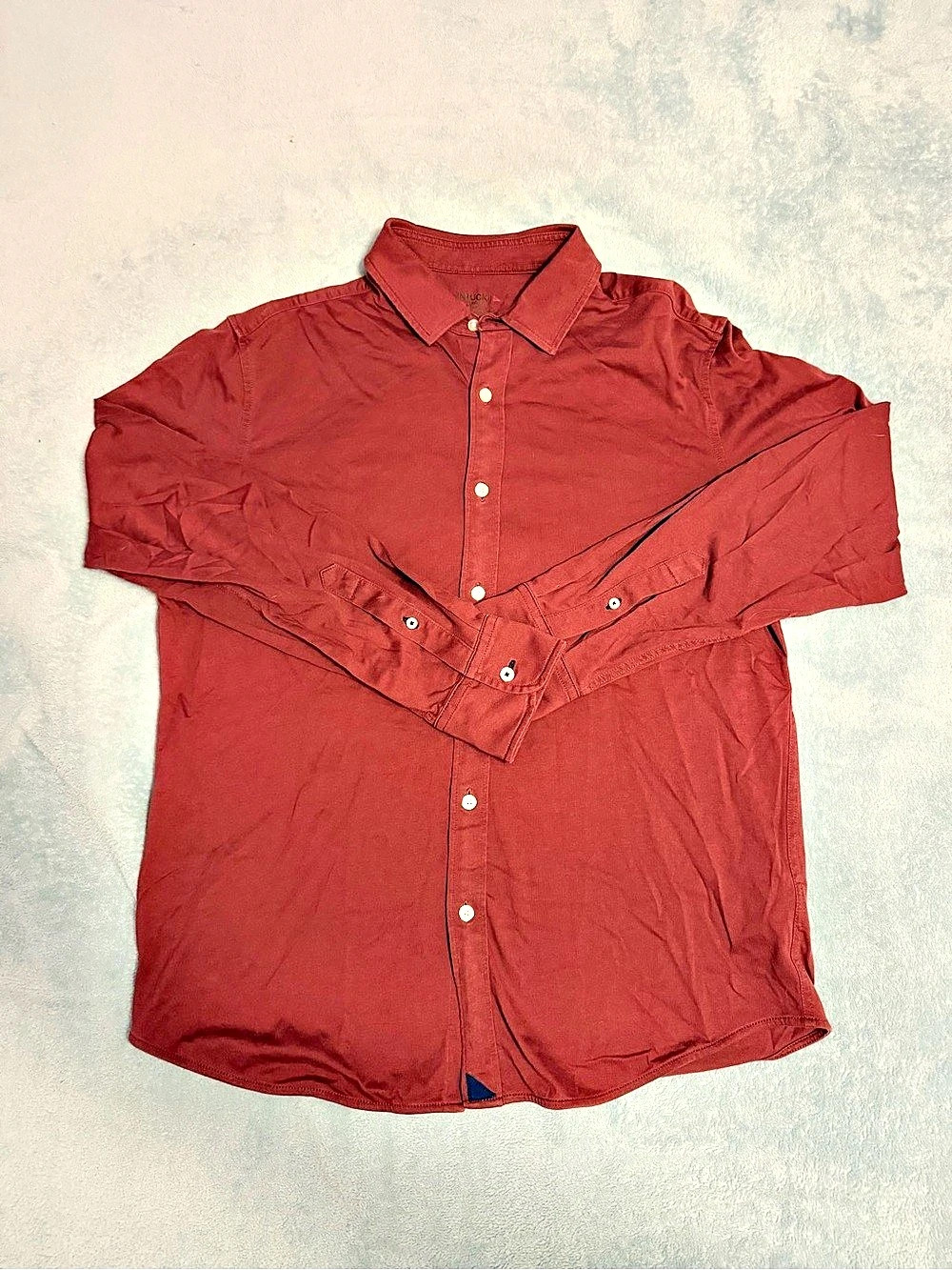 UNTUCKit Casual Button Down Shirt in Red Size Large